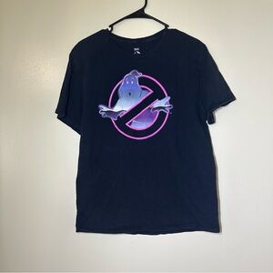 MAD Engine Black Ghostbusters Logo Tee